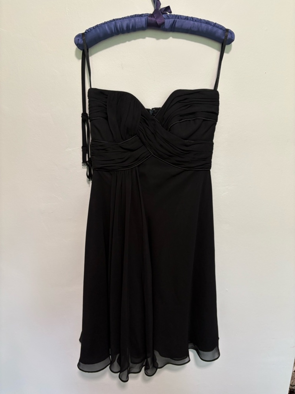 White House Black Market Black Strapless Cocktail Dress